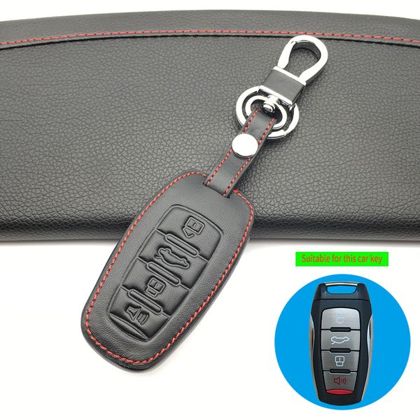 

sports version leather key case cover keychain for great wall haval/hover h6 h7 h4 h9 f5 f7 h2s car-covers