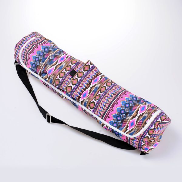 

printed yoga bag 70*15cm yoga mat bag exersice mat pilates pad backpack sports knapsack fitness dance gymnastics case