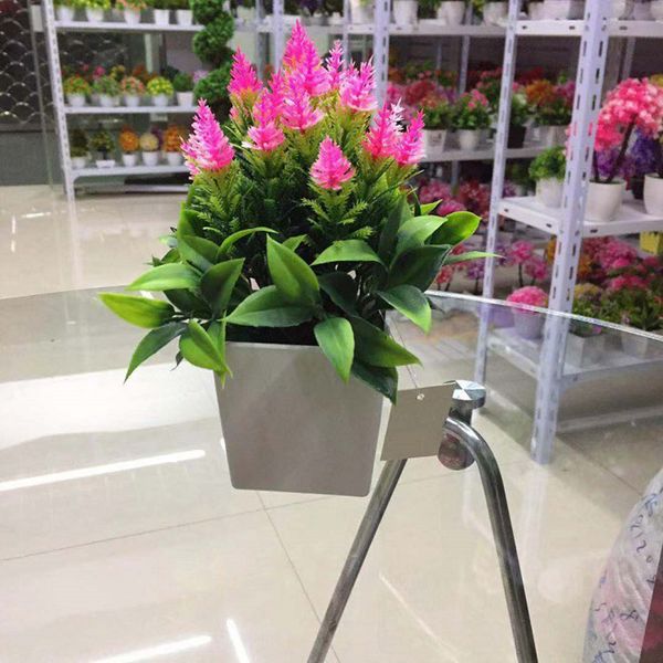 

artificial fake flower potted plant pine cone wedding party home garden decor uk