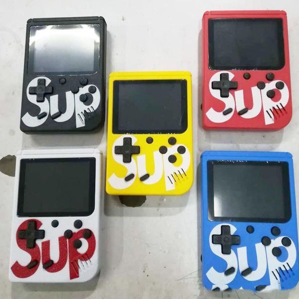 

sup mini handheld game console sup plus portable nostalgic game player 8 bit 129 168 300 400 in 1 fc games color lcd display game player