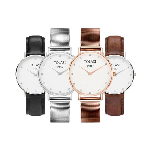 

watch mens relogio montre homme simple watches men sport leather casual quartz wrist watch men male clock dropshipping, Slivery;brown