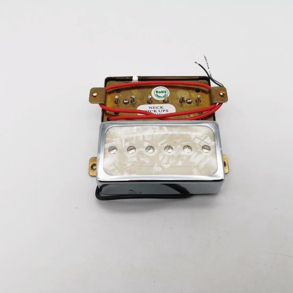 Pickup per chitarra elettrica con copertina in perla rara Pickup single coil Pearl Cream Grey 1C in stock solo 1 a sinistra