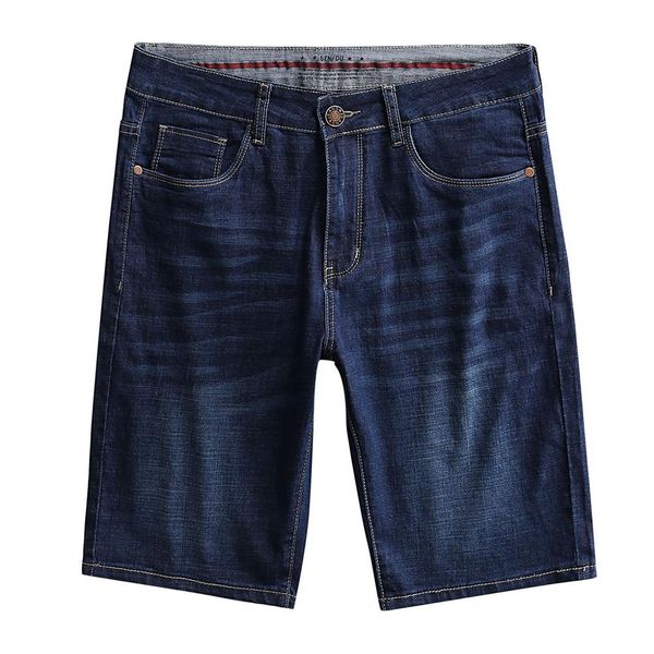 

men summer jeans casual shorts skate board stright fashion jean plus size s-9xl #5l29, Blue
