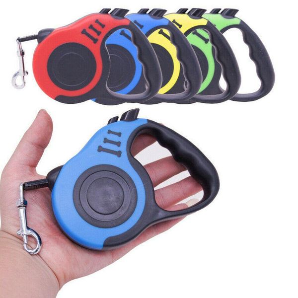 

16 футов 5 м выдвижная собака свинцовая лента выдвижной поводок домашнее животное щенок обучение ходьба веревка