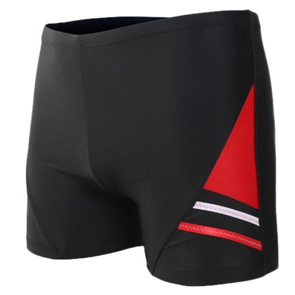 

men's gym fitness sport trunk printing sexy nylon breathable built-in beam line briefs swimming trunks summer beach swimwear p4