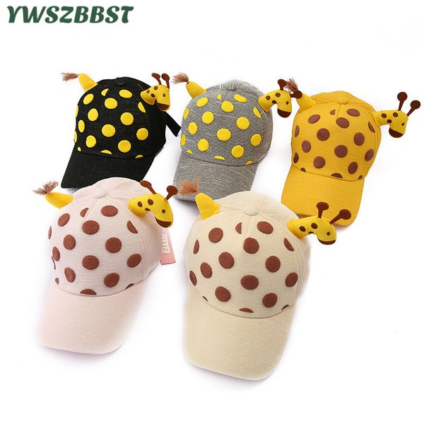 

fashion children baseball hat kids boys sun hat cartoon giraffe girl baseball cap baby spring summer autumn sun cap for baby, Blue;gray