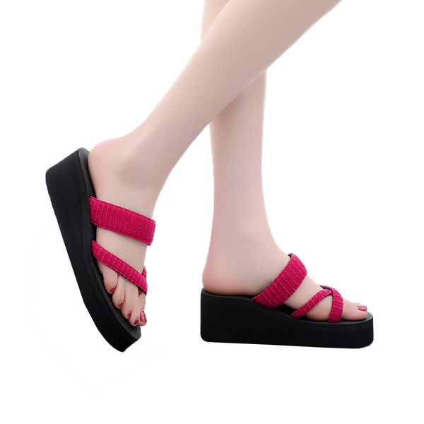 

Jaycosin Slippers Shoes Woman Slippers Fashion Non-slip Sandals Sequin Beach Fuzzy Party Family Breathable Slippers Women Summer