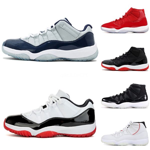 

jumpman 11s classic low basketball shoes blue white orange black sports sneakers casual trainers training for men men 3#909