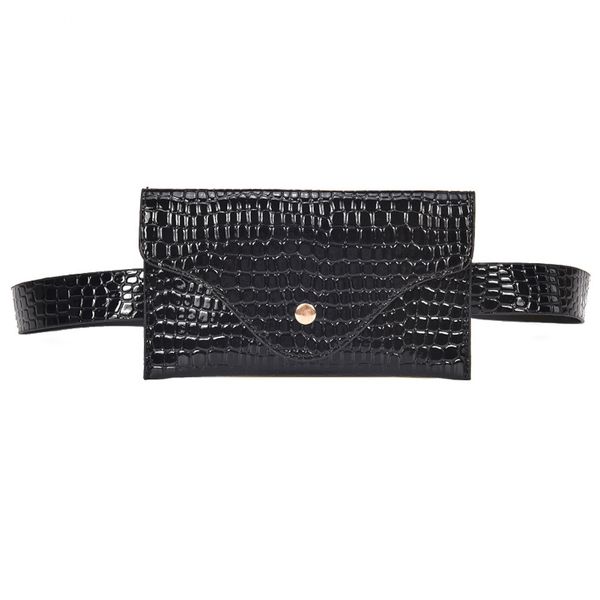 

new fashion women leather messenger shoulder bag stone pattern chest bag female waist women clutches bolsa feminina #p