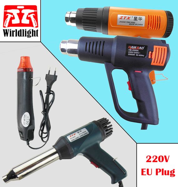 

220v 300w 700w 1500w 2000w heat gun industrial electric air gun kit professional heatguns shrink wrap blower heater