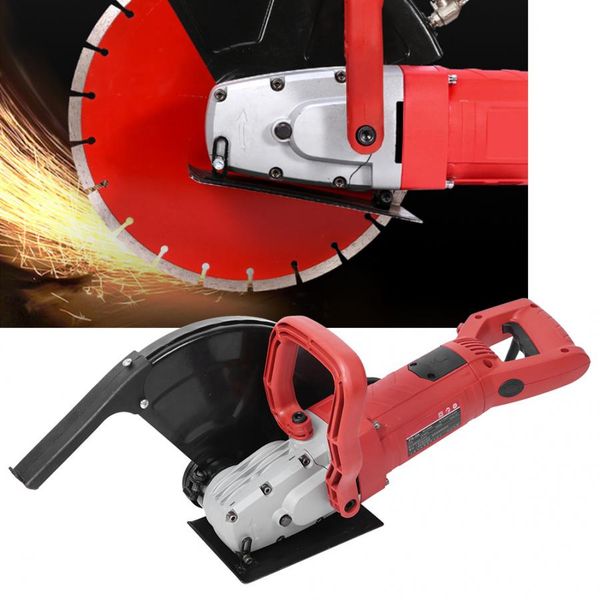 

5800w 220v electric wall chaser groove cutting machine 355 wall slotting machine 14in steel concrete circular saw electric tool