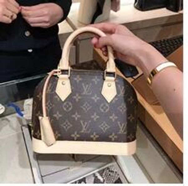 

Классический Alma BB старый цветок коричневый шахматная доска Crossbody сумка мода сумка клатч роскошная оболочка пакет 2020 новый messenger сумка