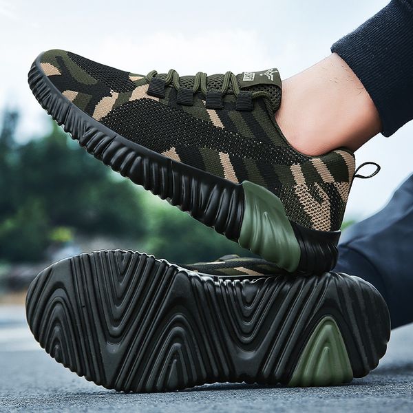 

мужчины женщины кроссовки камуфляж meshsneakers легкая спортивная обувь на открытом воздухе удобная тренировка бег трусцой бег