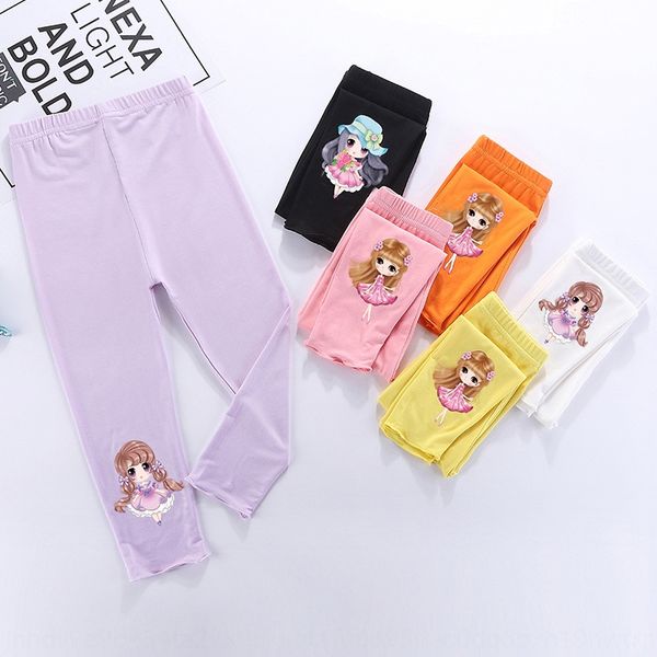 

modal girls leggings summer small medium and large children all-match leggings panty panty outside children's pants stretch pants, Blue