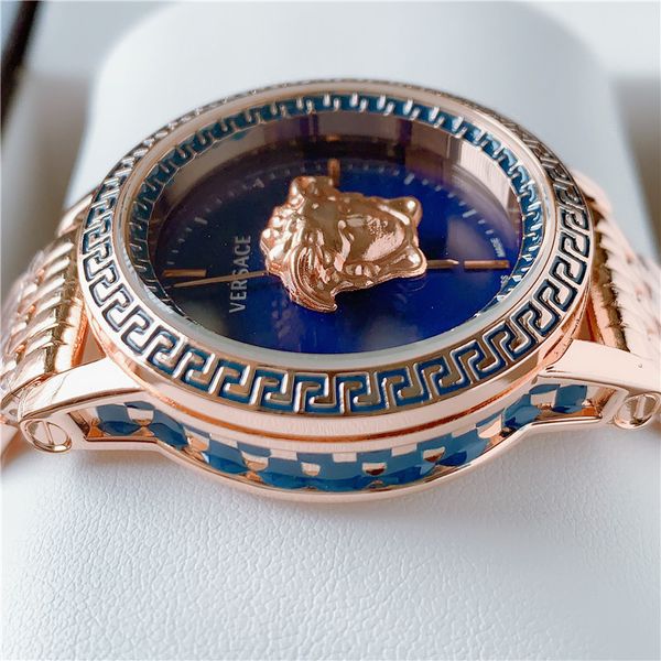 

в продаже специальные совершенно новые высококачественные женские часы модные повседневные часы большой циферблат мужские наручные часы роск, Slivery;brown