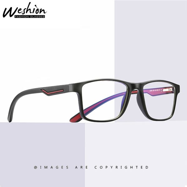 

vintage blue light glasses men women optical frame rectanglle tr90 man anti reflective clear gaming prescription eyeglasses uv4, White;black