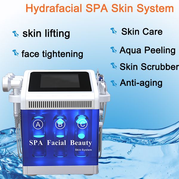 

5 in 1 hydra facial rejuvenation dead skin diamond dermabrasion microdermabrasion facial machine skin lifting pn light