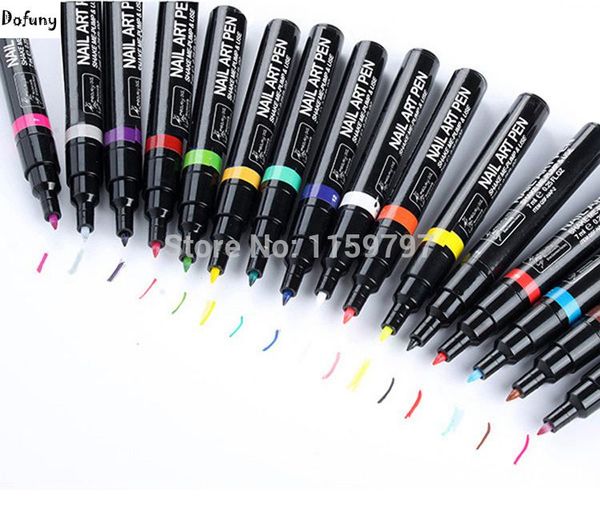 

3d nail painting pen ,nail art pen colors,16 colors for select