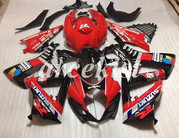 

4 gifts motorcycle new abs full fairings kit fit for suzuki gsx-r1000 2007 2008 07 08 gsxr1000 k7 body set custom red light