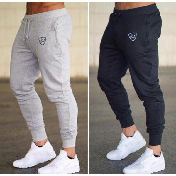 

mens fashion casual 2020 letter trousers comfortable sweatpants new arrive sport gym pants 10 colors selling, Black