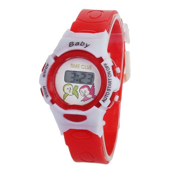 

fashion cut led watchdouble display boys girls studentstime electronic waterproof digital dial sport wristwatches watches 40p, Slivery;brown