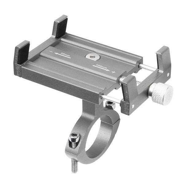 

durable for phone gps motorcycle phone holder bicycle mount clip on aluminum alloy bracket stable pet supplies