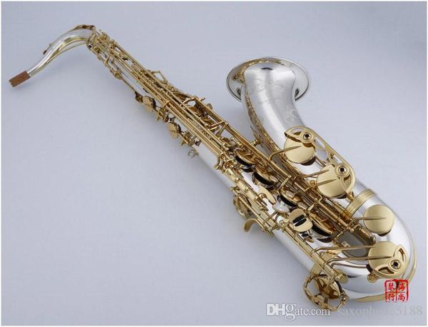 

yanagisawa wo37 tenor bb tune saxophone b flat brass musical instruments nickel silver plated body key sax with case mouthpiece
