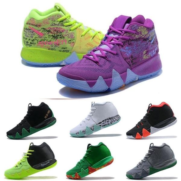 

новые 4s kyrie iv lucky charms баскетбольные туфли irving 4 confetti bhm равенство all-star march madness city guardians london mamba кроссо