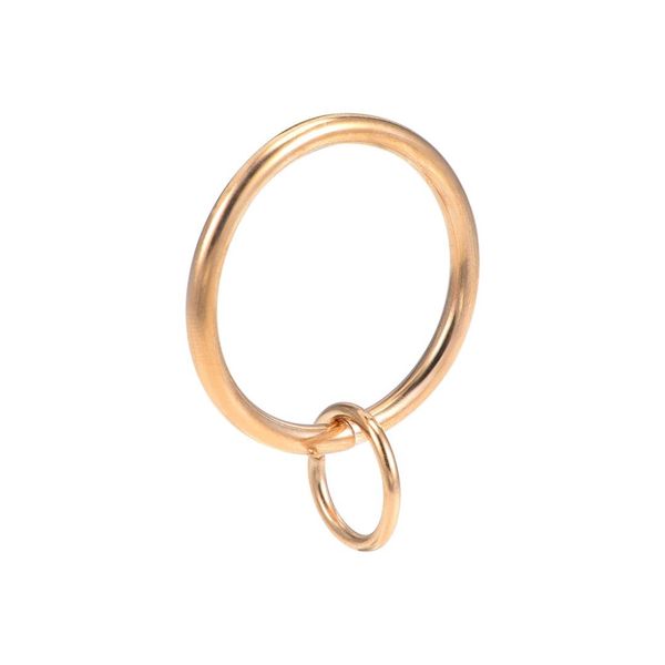 

uxcell 14 pcs curtain rings metal 32mm inner dia drapery ring for curtain rods gold for holding curtains and window curtains