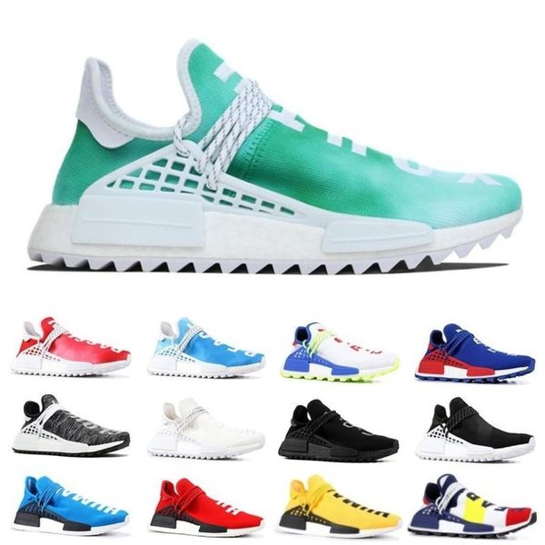 

2019 NMD Human Race Running Shoes Men Women Solar Pack Mother Black Nerd Pharrell Williams Men Designer Sneakers Sport Shoes