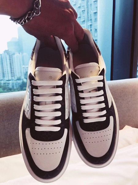 

wal16 new limited edition french series high-end men s casual shoes, men s boots fashion sports shoes, original shoebox delivery 38-44, Black