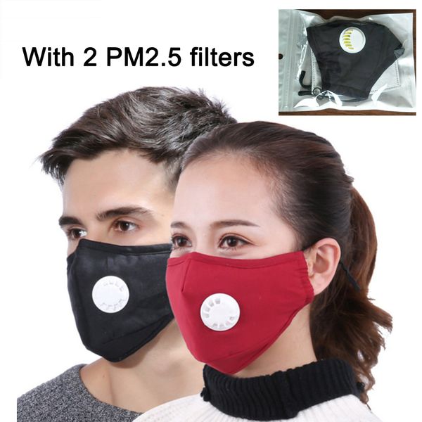 

man woman washable disposable filter pm2.5 activated carbon black mask dust mask windproof bacteria proof flu non n95 ffp3 face masks
