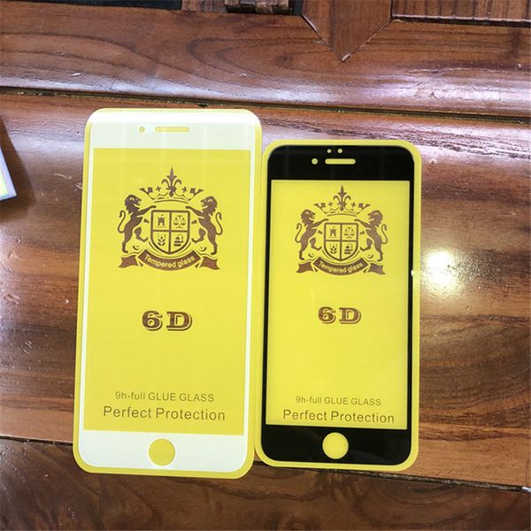 

6d full glue full cover tempered glass slim screen protector clear ultra thin film for iphone 11 11pro 11pro max x xr xs xs max 8 7 6