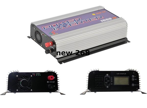 Freeshipping SUN-1000G-LCD 1000 Watt Grid Tie Inverter inversor de energia inversor solar, Com Display LCD. MPPT Função,
