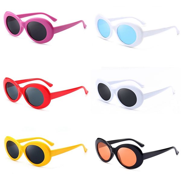 

colorful candy hiphop sunglasee classic children hiphop sunglasee strawberry yc3001 mixed colors cateye 10 1pcs lot ent #70298, White;black
