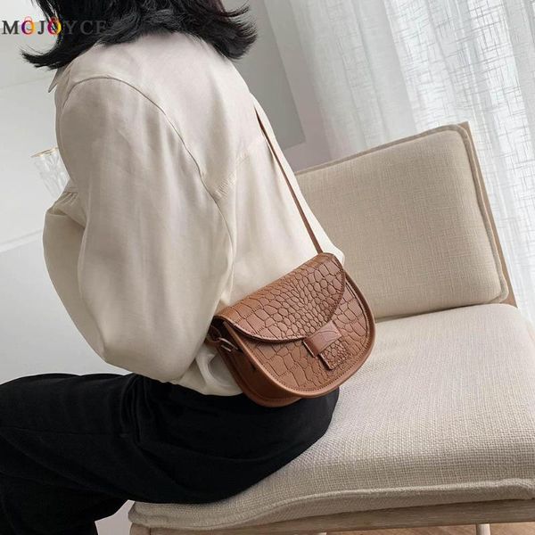 

leather women shoulder bag alligator pattern small crossbody satchel bags