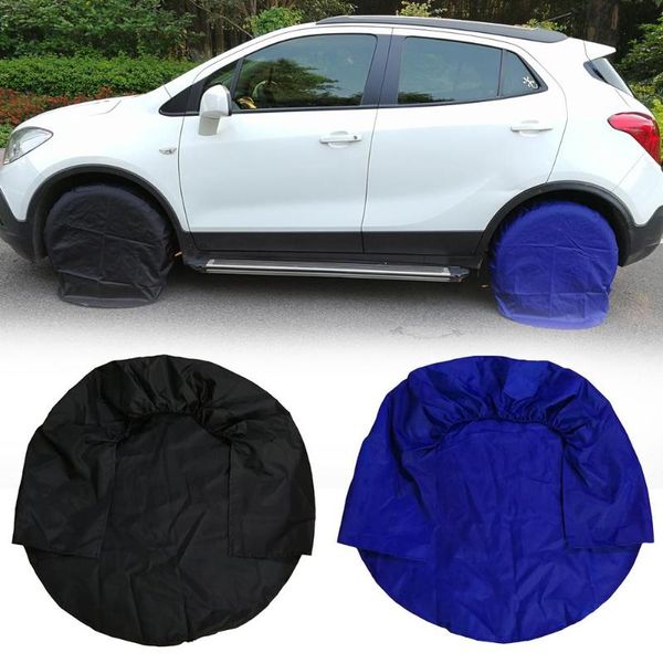 

2 colors 4pc 32inch wheel tire covers case car tires storage bag vehicle wheel protector for rv truck car camper trailer