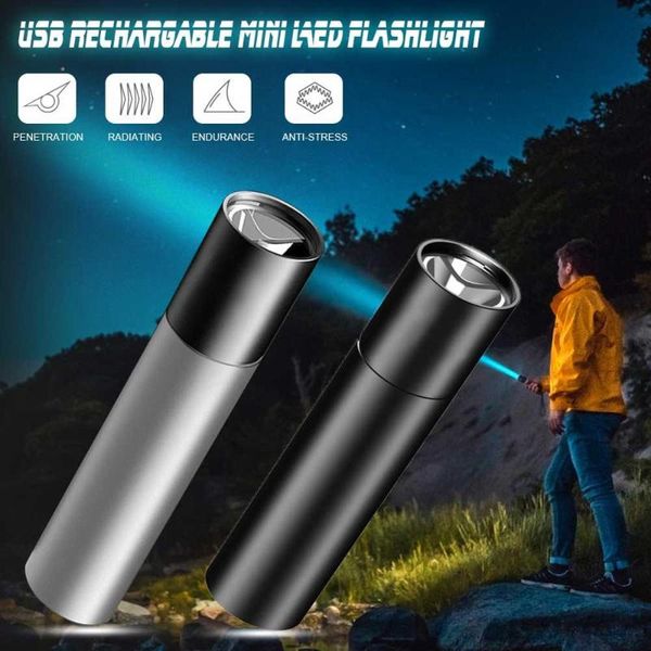 

bike lights portable mini led 3 lighting mode usb rechargeable waterproof torch zoom stylish suit for bicycle mtb
