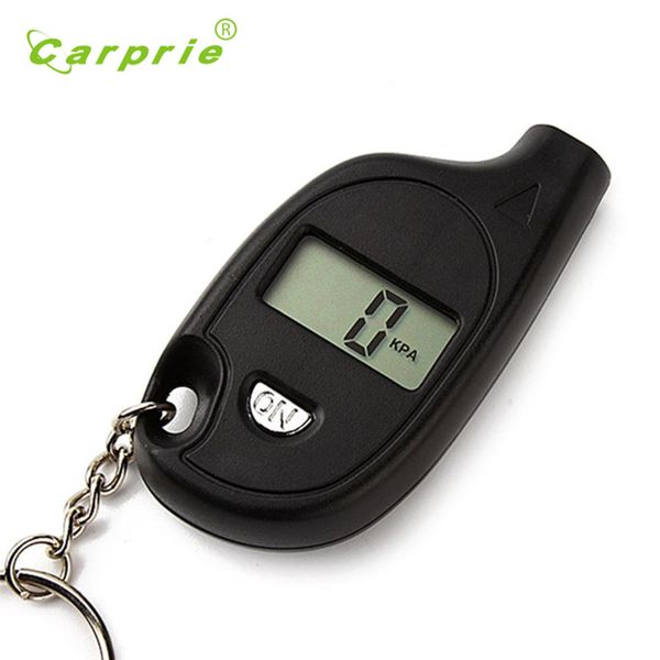 

car-styling portable keychain lcd digital tire tyre air pressure gauge car auto tools june1