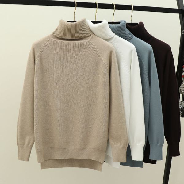 

женской дизайнер свитер рождества свитер женщины свитер твердой зима теплая женщина перемычка толстого ребристый пуловер топ прицепные hiver, White;black