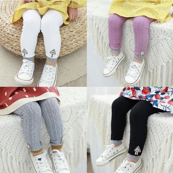 

girls spring and autumn baby leggings children korean big pp pants pants baby trousers, Blue