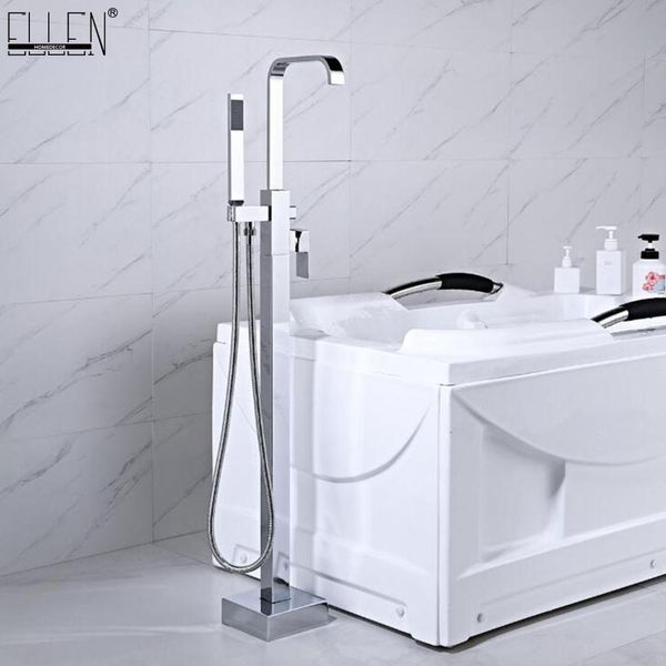 

bath floor stand faucets square bathtub faucet bright chrome standing bath faucet cold with hand shower elb90