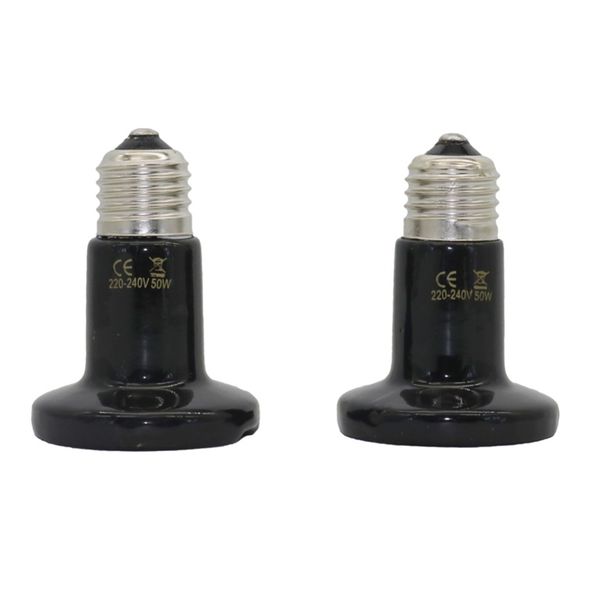 

mini pet reptile heating lamp infrared ceramic heating bulb reptile 25w 50w 75w 100w pet rabbit reptile snake heating warm lamp