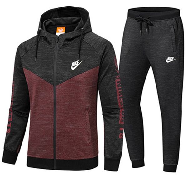 

designer mens tracksuits womens letter print fashion casual streetwear suits kits patchwork zipper jacket + jogger pants 2032803v, Gray