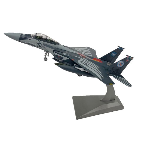 

1:100 f-15 fighter aircraft model with dispaly stand for home decor