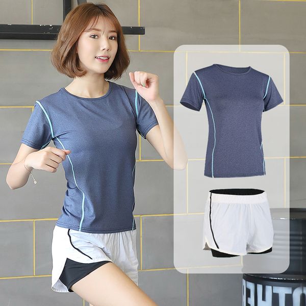 

2 piece yoga set women compressed running fitness sport active wear for women gym clothing quick dry workout tracksuit female, White;red