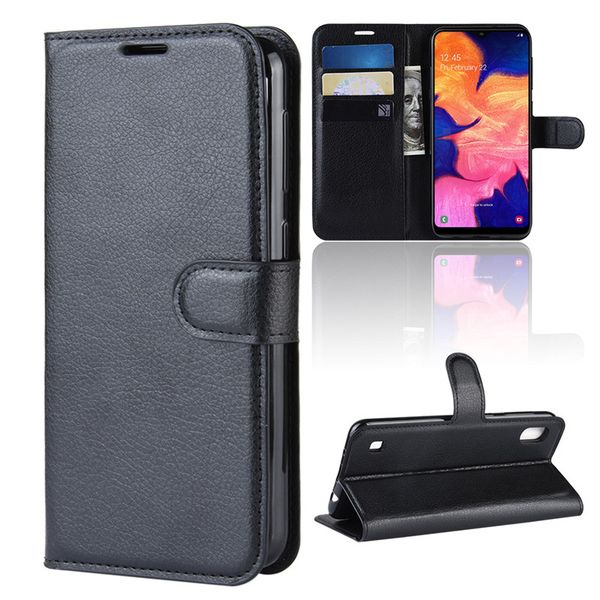 

luxury simple case for samsung galaxy a10 a20 a30 a40 a50 a70 ultra case cover solid color wallet case