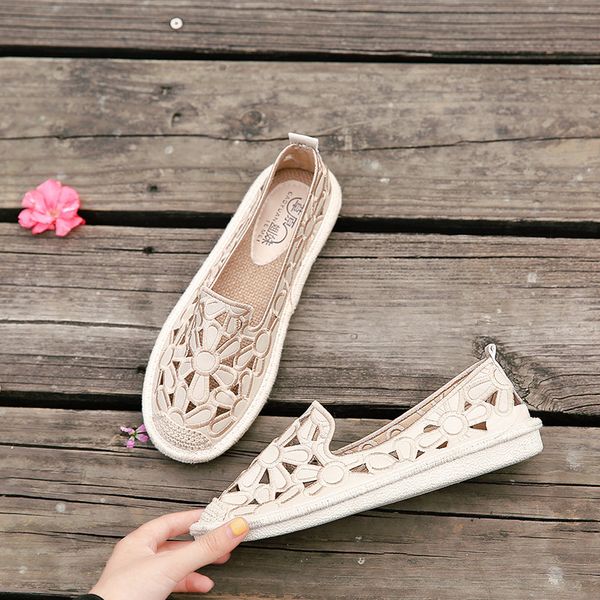 

swyivy fisherman shoes women sandles slip-on shoes for women hollow out summer sandles woman casual flats loafers footwear, Black