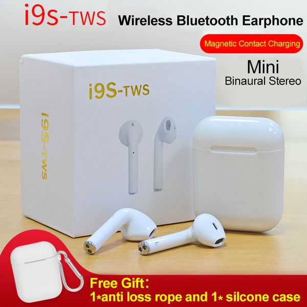 

Double ear i9 tw twin double wirele bluetooth earphone with charger dock v5 0 tereo port earbud headphone for iphone andriod