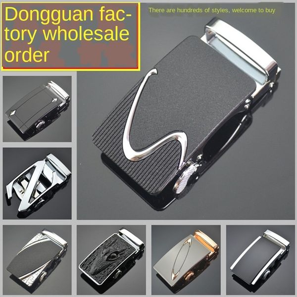 

network dongguan men's business automatic k6-2 network dongguan belt men's belt buckle business automatic buckle k6-2, Slivery;black